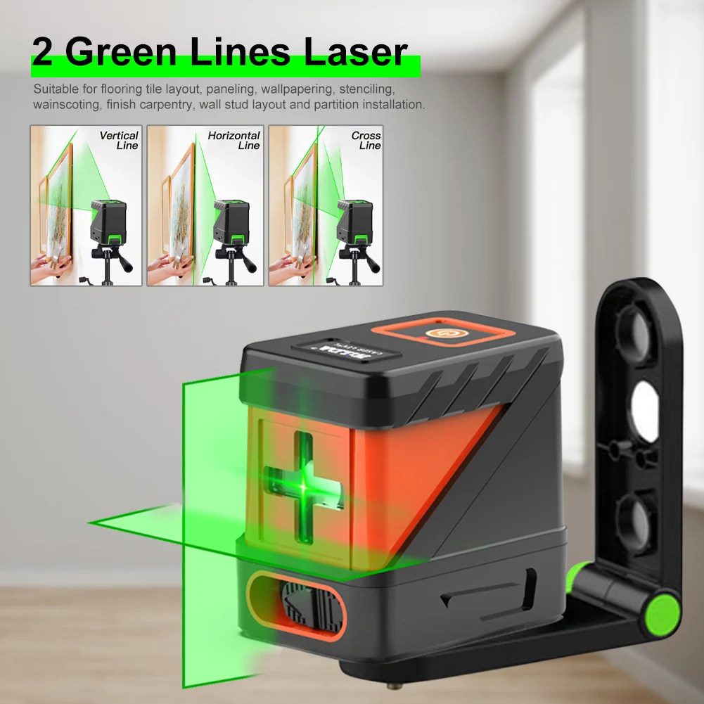 New 2 Lines Laser Level Self Levelling ( 4 Degrees) Green Red Beam Laser Horizontal Vertical Cross-Line With Magnetic Base
New 2 Lines Laser Level Self Levelling ( 4 Degrees) Green Red Beam Laser Horizontal Vertical Cross-Line With Magnetic Base