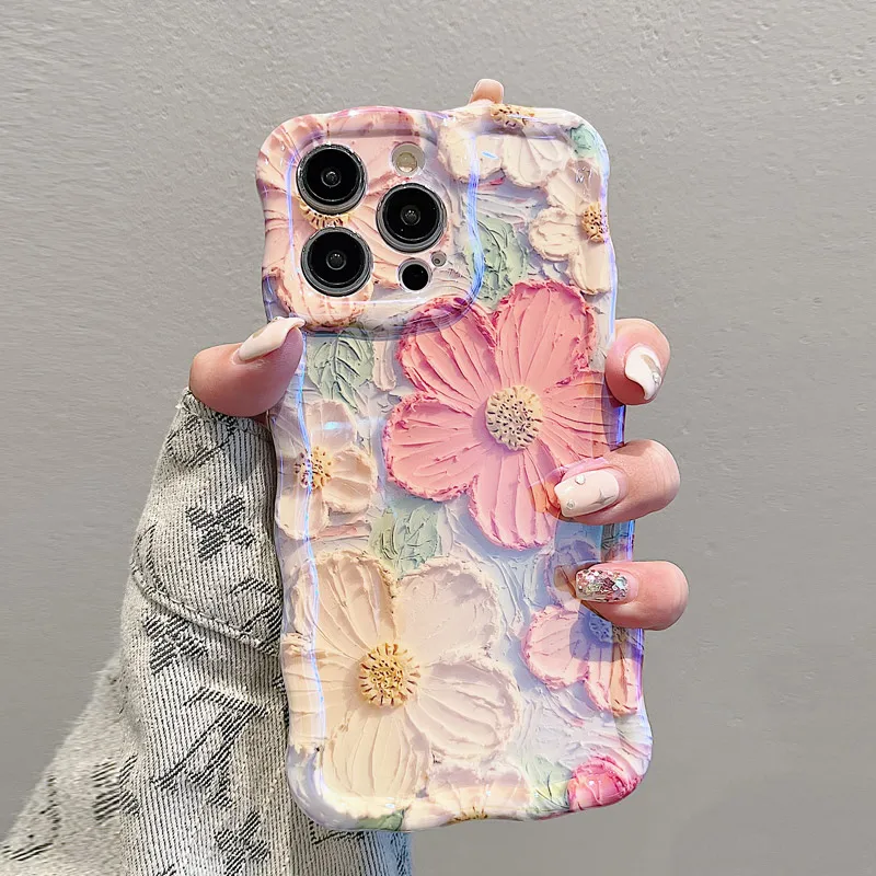 Fashion Art Laser Blu-ray Flower Phone Case for Iphone 14 13 12 11 Pro Max 14promax 13promax Luxury Shockproof Comfortable
Fashion Art Laser Blu-ray Flower Phone Case for Iphone 14 13 12 11 Pro Max 14promax 13promax Luxury Shockproof Comfortable