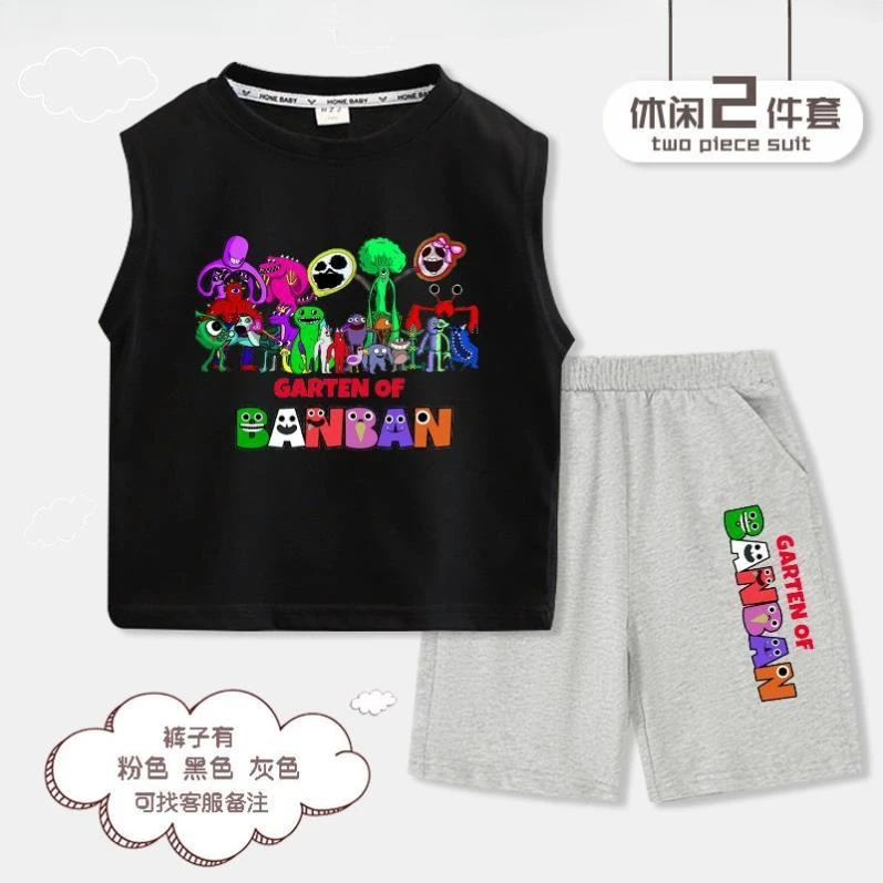 Garten of Banban Children's Short-sleeved Sports Shorts Suit Summer Casual Vest Boy Suit Two-piece Summer Trend
Garten of Banban Children's Short-sleeved Sports Shorts Suit Summer Casual Vest Boy Suit Two-piece Summer Trend
