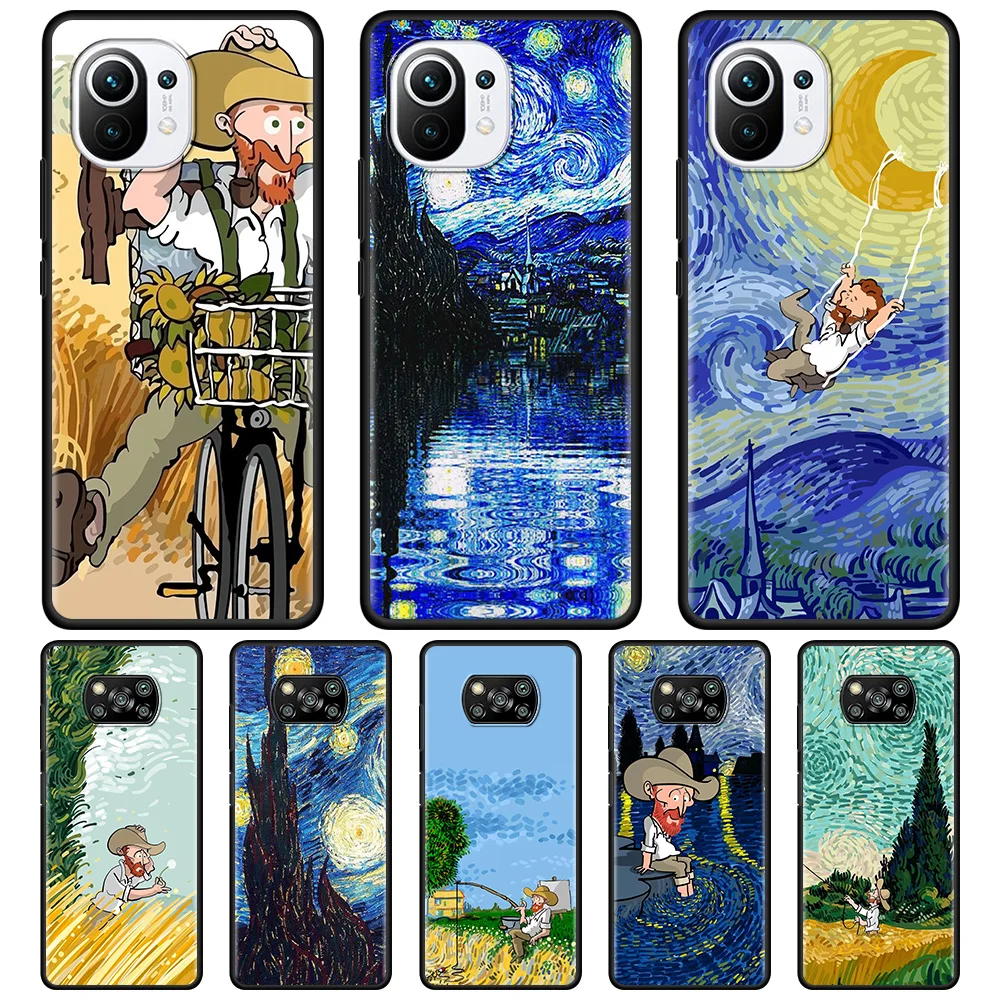 Phone Case For Xiaomi POCO X3 X4 NFC F3 GT M3 M4 Pro F1 MI 9T 10T 11T Pro Lite 5G Note 10 10Lite Art van gogh
Phone Case For Xiaomi POCO X3 X4 NFC F3 GT M3 M4 Pro F1 MI 9T 10T 11T Pro Lite 5G Note 10 10Lite Art van gogh