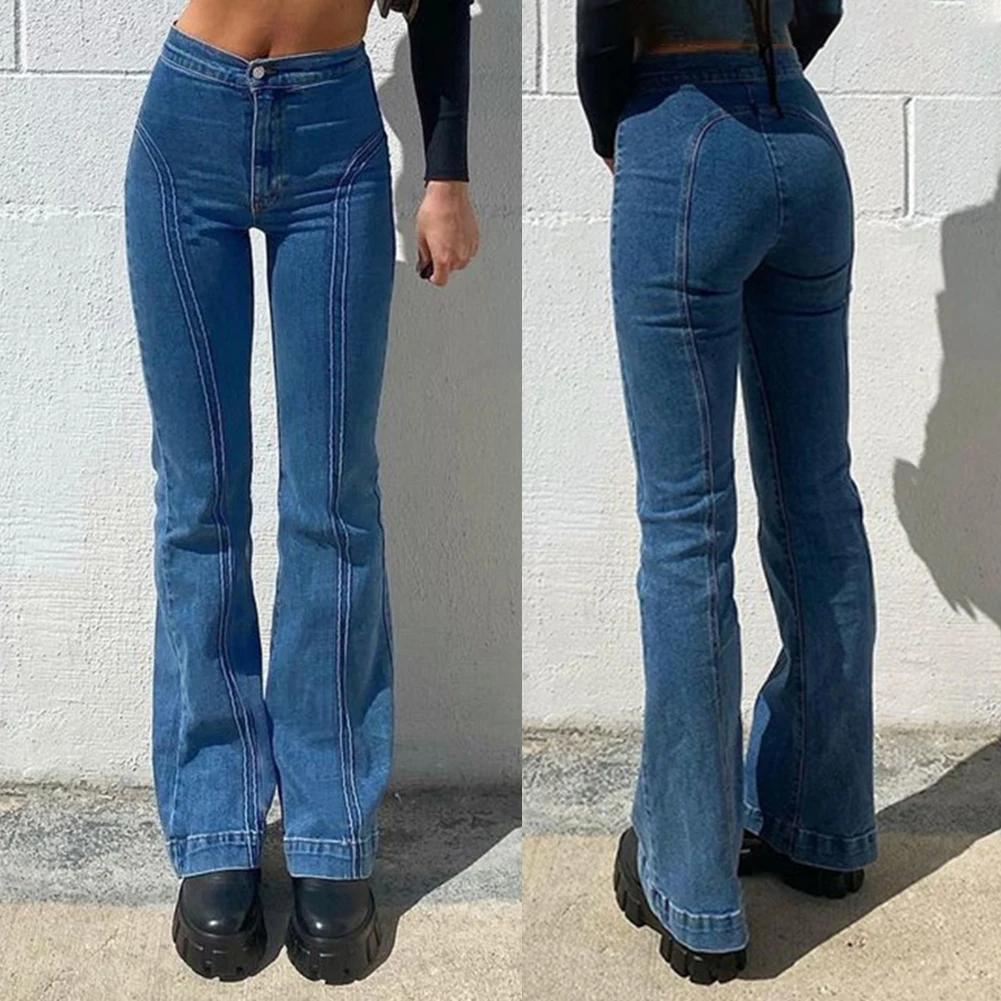 Jeans Womens Pant Distressed Pants Flare Stretchy High Waist Long Pant Solid Color Split Bootcut Wide Leg Brand New
Jeans Womens Pant Distressed Pants Flare Stretchy High Waist Long Pant Solid Color Split Bootcut Wide Leg Brand New