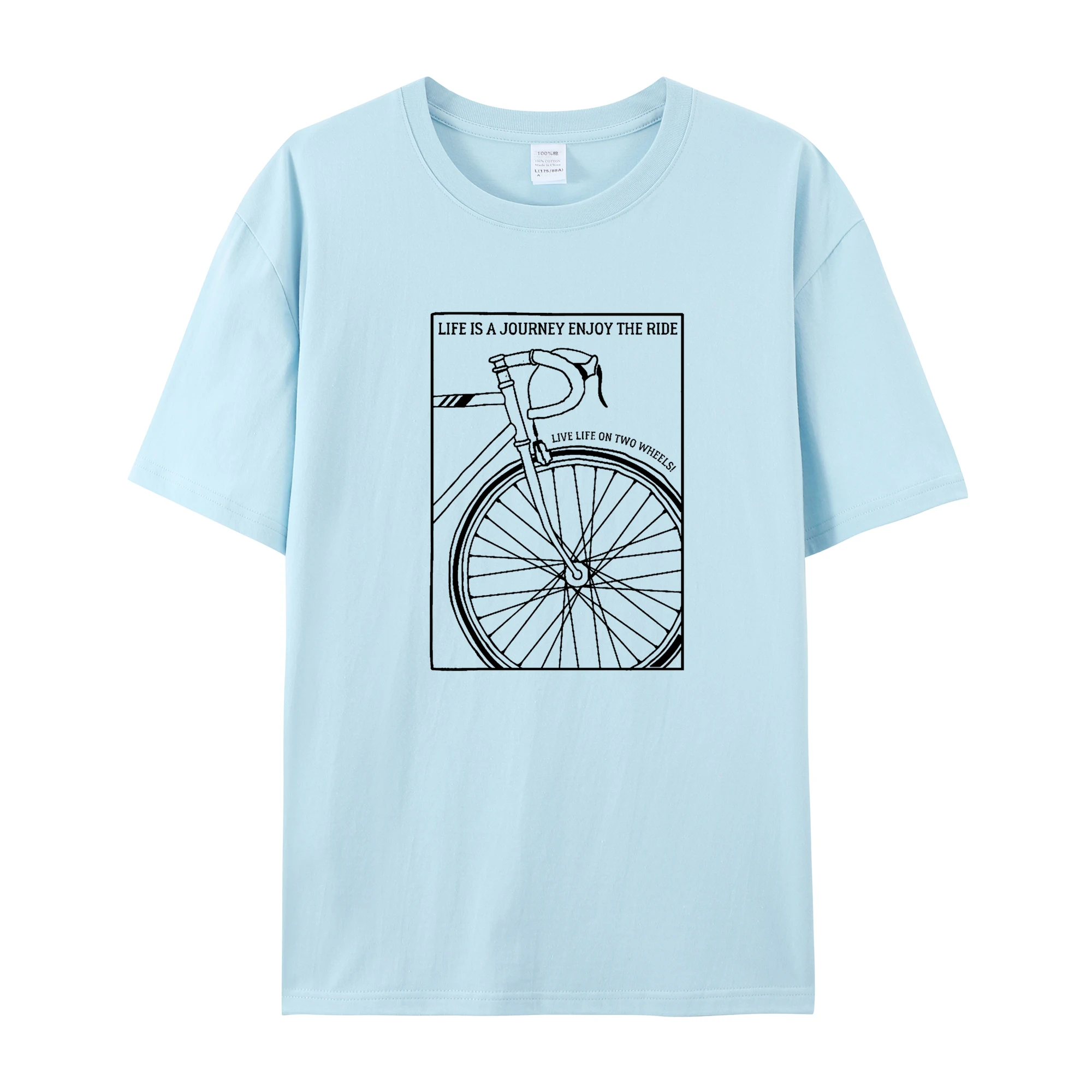TARCHIA Men Short Sleeve T-Shirt 2023 Cotton Casual Slim O-Neck T Shirts Tee Top Camisetas Life Is Journey Enjoy The Ride
TARCHIA Men Short Sleeve T-Shirt 2023 Cotton Casual Slim O-Neck T Shirts Tee Top Camisetas Life Is Journey Enjoy The Ride