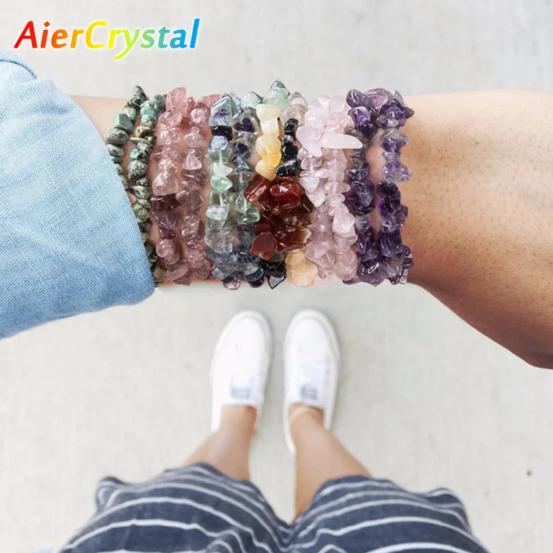 Fashion Natural Crystal Stone 7 Chakras Beads Bracelet Couple Gift Female Healing Jewelry Making Homemade Irregular Accessories
Fashion Natural Crystal Stone 7 Chakras Beads Bracelet Couple Gift Female Healing Jewelry Making Homemade Irregular Accessories