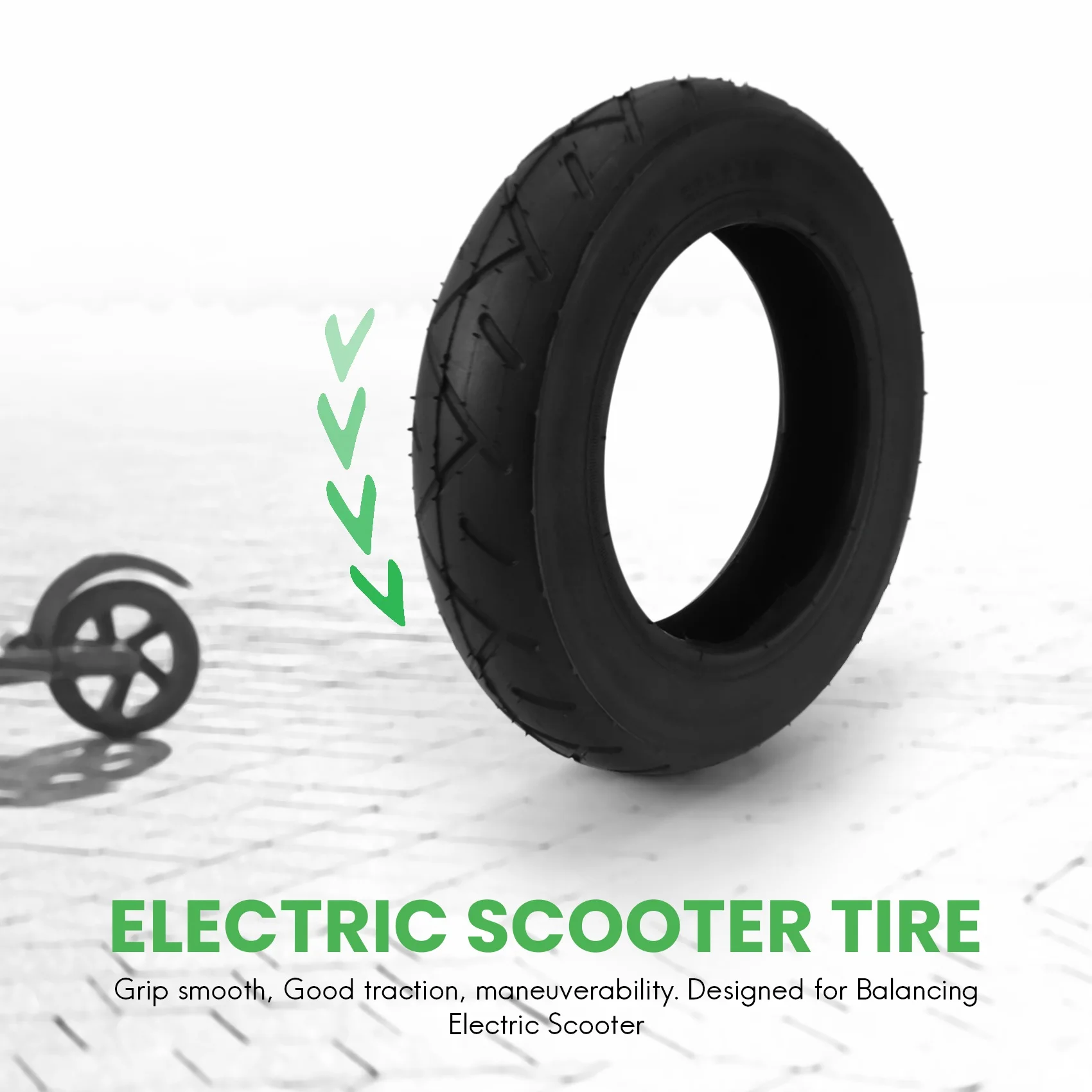 10 inch x 2.125 inch Tire and Inner Tube for Hoverboard Self Balancing Electric Scooter
10 inch x 2.125 inch Tire and Inner Tube for Hoverboard Self Balancing Electric Scooter