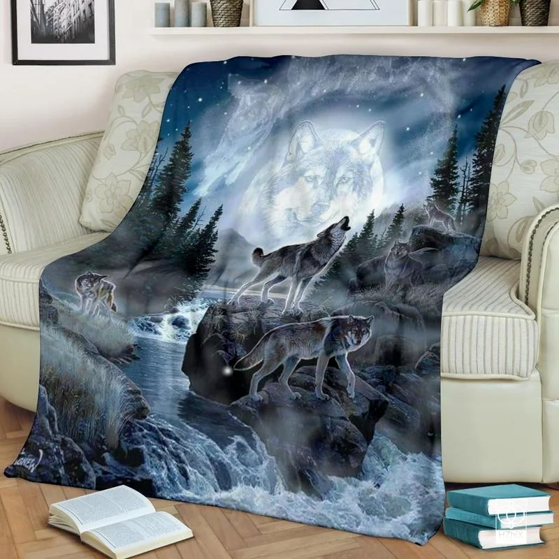Psychedelic Wolf Blanket Nordic Animals Kawaii Custom Blanket Decoration Flannel Material Suitable for Sofa Bedding Decorative
Psychedelic Wolf Blanket Nordic Animals Kawaii Custom Blanket Decoration Flannel Material Suitable for Sofa Bedding Decorative