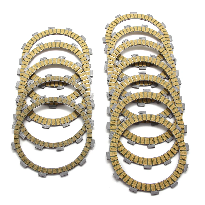 Motorcycle Clutch Friction Disc Plate Set For Kawasaki ZX1200 Ninja ZX-12R 2001 2002 2003 - 2006 OEM:13088-1131 10 13088-1140 2
Motorcycle Clutch Friction Disc Plate Set For Kawasaki ZX1200 Ninja ZX-12R 2001 2002 2003 - 2006 OEM:13088-1131 10 13088-1140 2
