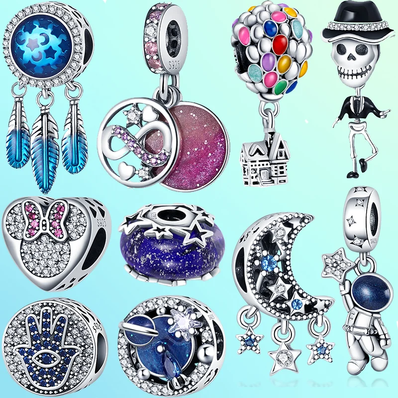 NEW HOT Silver Color Astronaut And Rocket Charms Beads Suitable For Original 925 Pandora Bracelet Making DIY Ladies Jewelry
NEW HOT Silver Color Astronaut And Rocket Charms Beads Suitable For Original 925 Pandora Bracelet Making DIY Ladies Jewelry