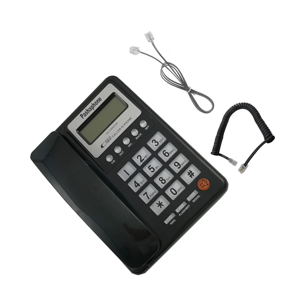 Landline Phone Corded Telephone LCD Screen Office Living Room Household Accessories No Battery Vintage Calling Device
Landline Phone Corded Telephone LCD Screen Office Living Room Household Accessories No Battery Vintage Calling Device