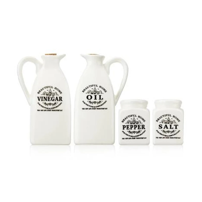 4Pcs Ceramic Spice Jar With Wooden Cork Kitchen Condiment Bottle Seasoning Pot Pepper Vinegar Oil Salt Bottle Cooking
4Pcs Ceramic Spice Jar With Wooden Cork Kitchen Condiment Bottle Seasoning Pot Pepper Vinegar Oil Salt Bottle Cooking