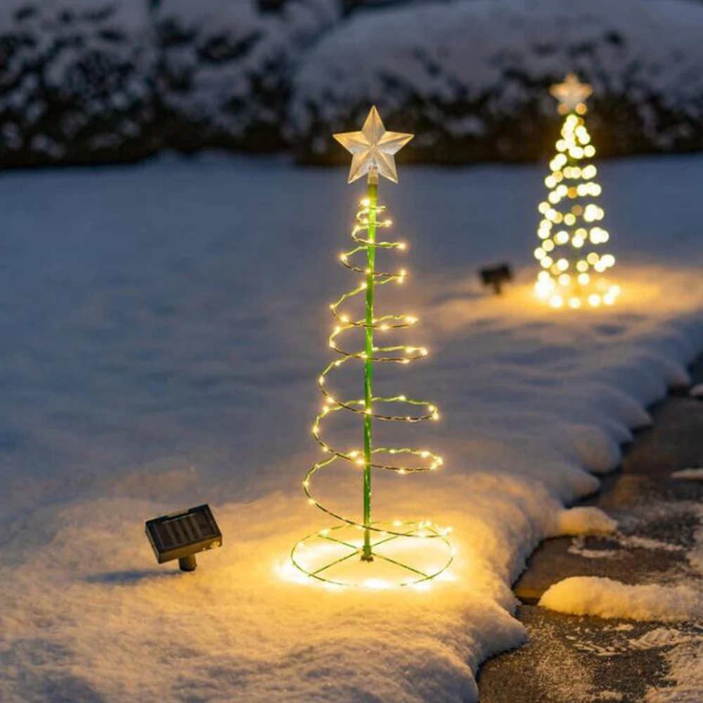 Outdoor Solar Light Christmas Tree Stars LED Christmas Light Garden Landscape Lawn Lamp Sun Power Courtyard Ground Lamps Decor
Outdoor Solar Light Christmas Tree Stars LED Christmas Light Garden Landscape Lawn Lamp Sun Power Courtyard Ground Lamps Decor