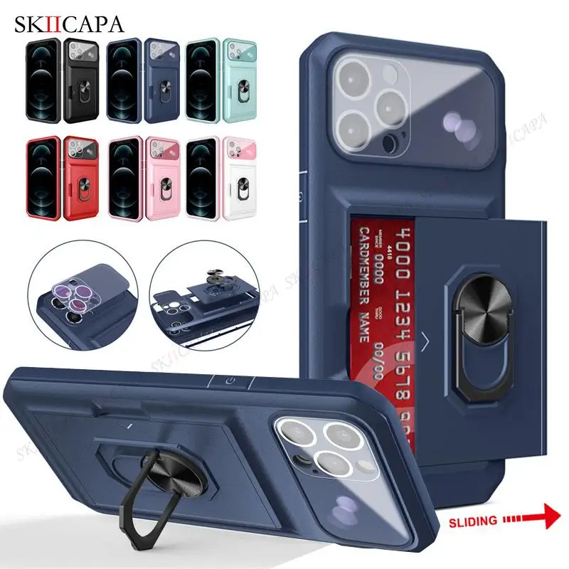 For iPhone 13 Pro Max 3 in 1 Hybrid Armor Heavy Duty Protective Case For Apple 12 11 Pro XR XS Max Slide Card Holder Stand Cover
For iPhone 13 Pro Max 3 in 1 Hybrid Armor Heavy Duty Protective Case For Apple 12 11 Pro XR XS Max Slide Card Holder Stand Cover