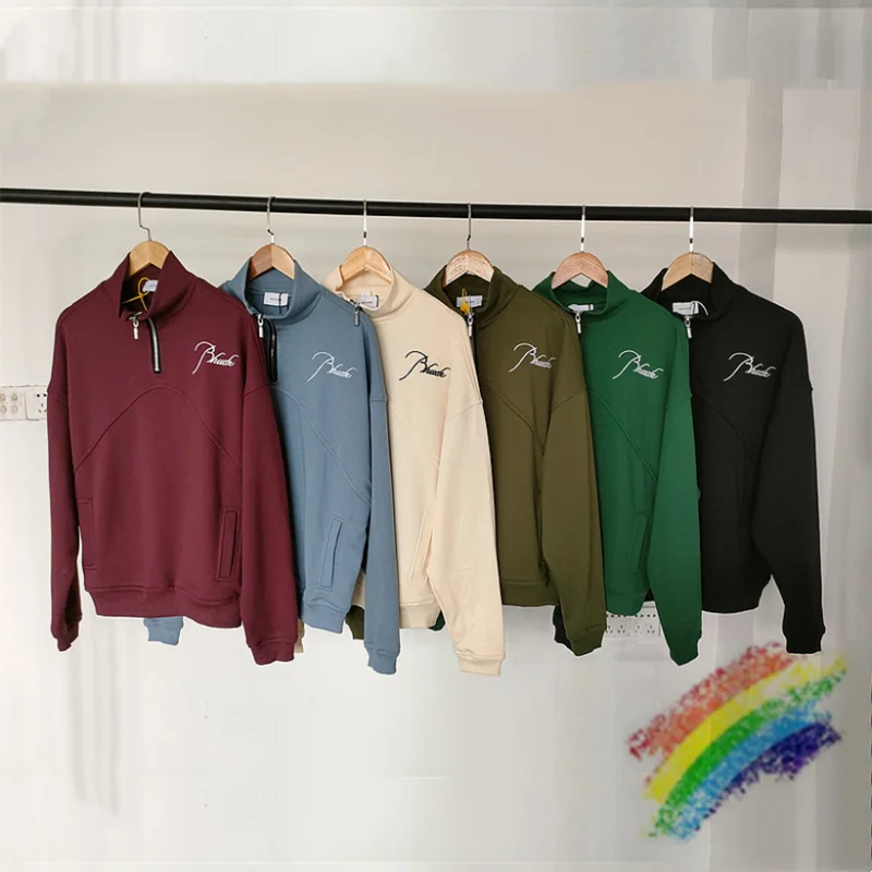 Rhude Sweatshirts Men Women 1:1 Best Quality Half Zipper Embroidered RHUDE Crewneck Hoodie
Rhude Sweatshirts Men Women 1:1 Best Quality Half Zipper Embroidered RHUDE Crewneck Hoodie