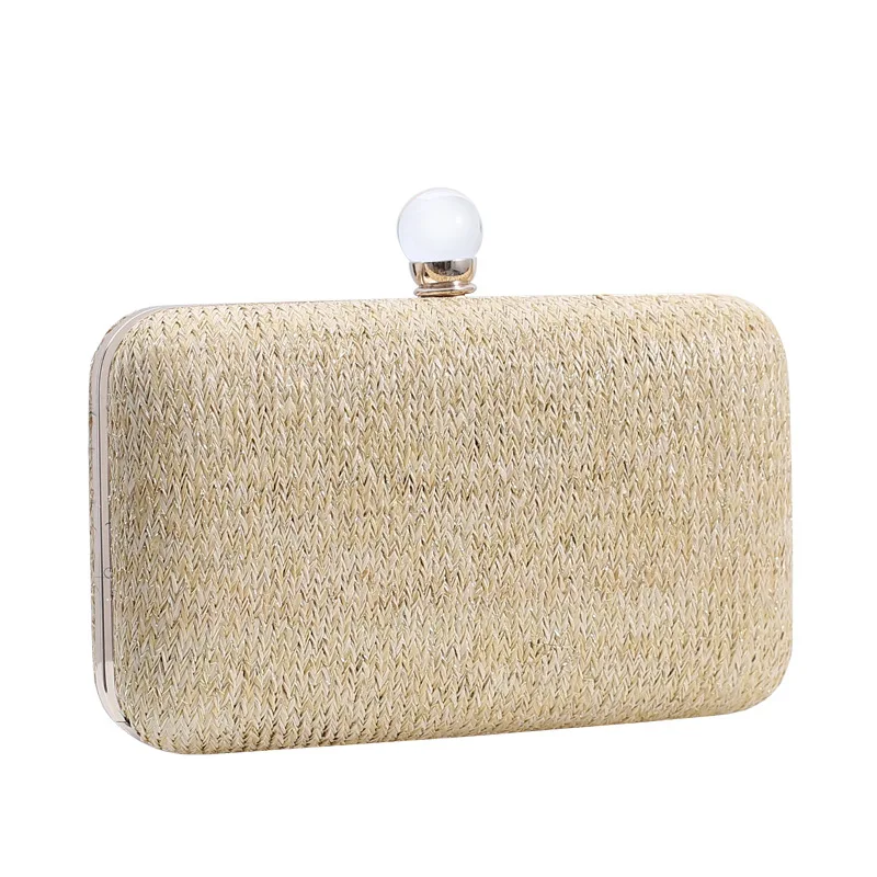 Creative Summer Straw Clutch Fashion All-match Evening Bag Chain Shoulder Bag Party Banquet Dress HandBag Weave Design Wallet
Creative Summer Straw Clutch Fashion All-match Evening Bag Chain Shoulder Bag Party Banquet Dress HandBag Weave Design Wallet