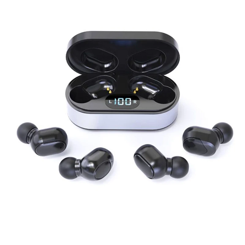 HIFI wireless earphones TWS Bluetooth 5.0 noise canceling headset mini in-ear earbuds with charging bin for smartphone
HIFI wireless earphones TWS Bluetooth 5.0 noise canceling headset mini in-ear earbuds with charging bin for smartphone