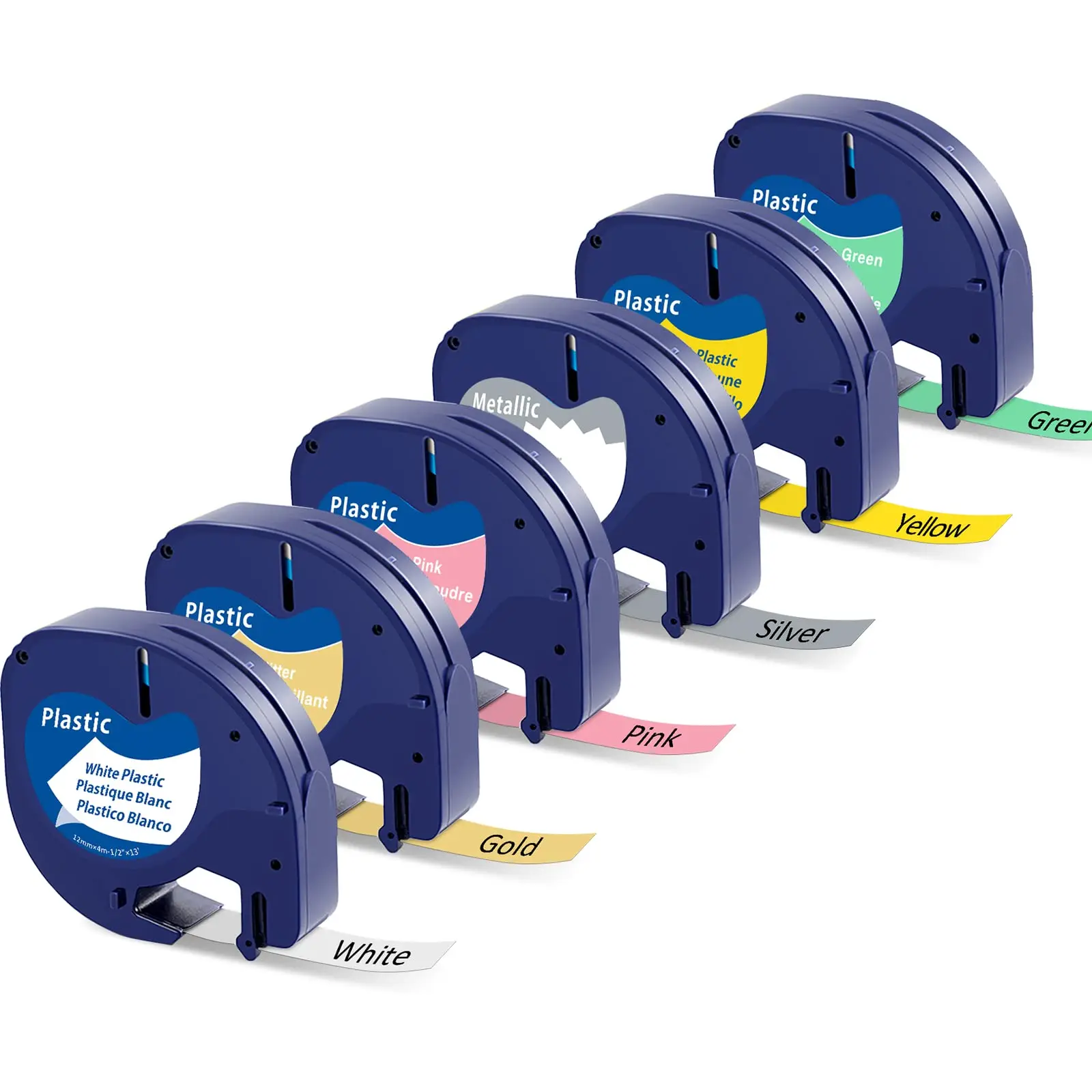 6pack Compatible for Dymo Letratag 200B Label Tape 12mm Labeling Tape for Dymo Letratag XR Tape for LT-100H LT-100T Plus XR XM
6pack Compatible for Dymo Letratag 200B Label Tape 12mm Labeling Tape for Dymo Letratag XR Tape for LT-100H LT-100T Plus XR XM