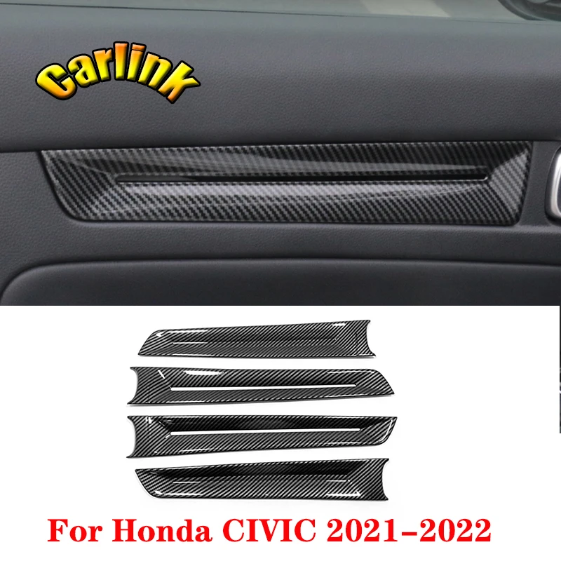 For Honda Civic 11th gen 2021 2022 ABS Carbon fiber Car Window door panel inner handle decorative cover interior accessories
For Honda Civic 11th gen 2021 2022 ABS Carbon fiber Car Window door panel inner handle decorative cover interior accessories