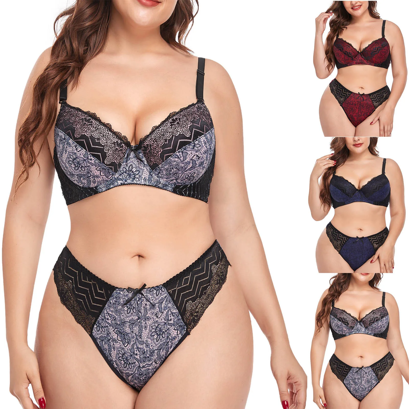 Женское сексуальное нижнее белье с цветочным кружевом, сетчатый комплект из двух частей, элегантное сексуальное нижнее белье с принтом, сексуальное нижнее белье, женское нижнее белье
Женское сексуальное нижнее белье с цветочным кружевом, сетчатый комплект из двух частей, элегантное сексуальное нижнее белье с принтом, сексуальное нижнее белье, женское нижнее белье