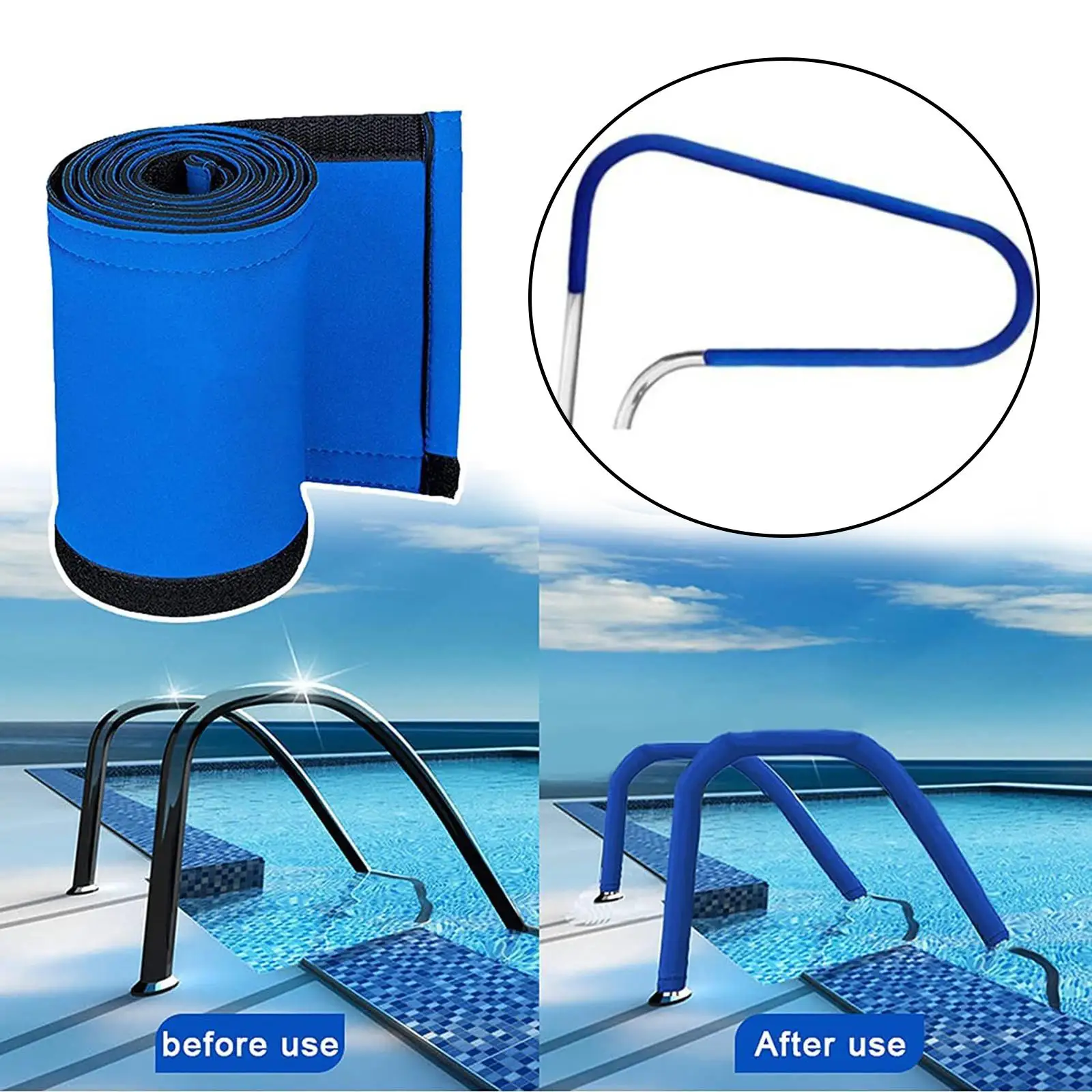 Противоскользящий неопреновый комфортный Королевский синий чехол для ограждения для бассейна аксессуары для бассейна
Противоскользящий неопреновый комфортный Королевский синий чехол для ограждения для бассейна аксессуары для бассейна