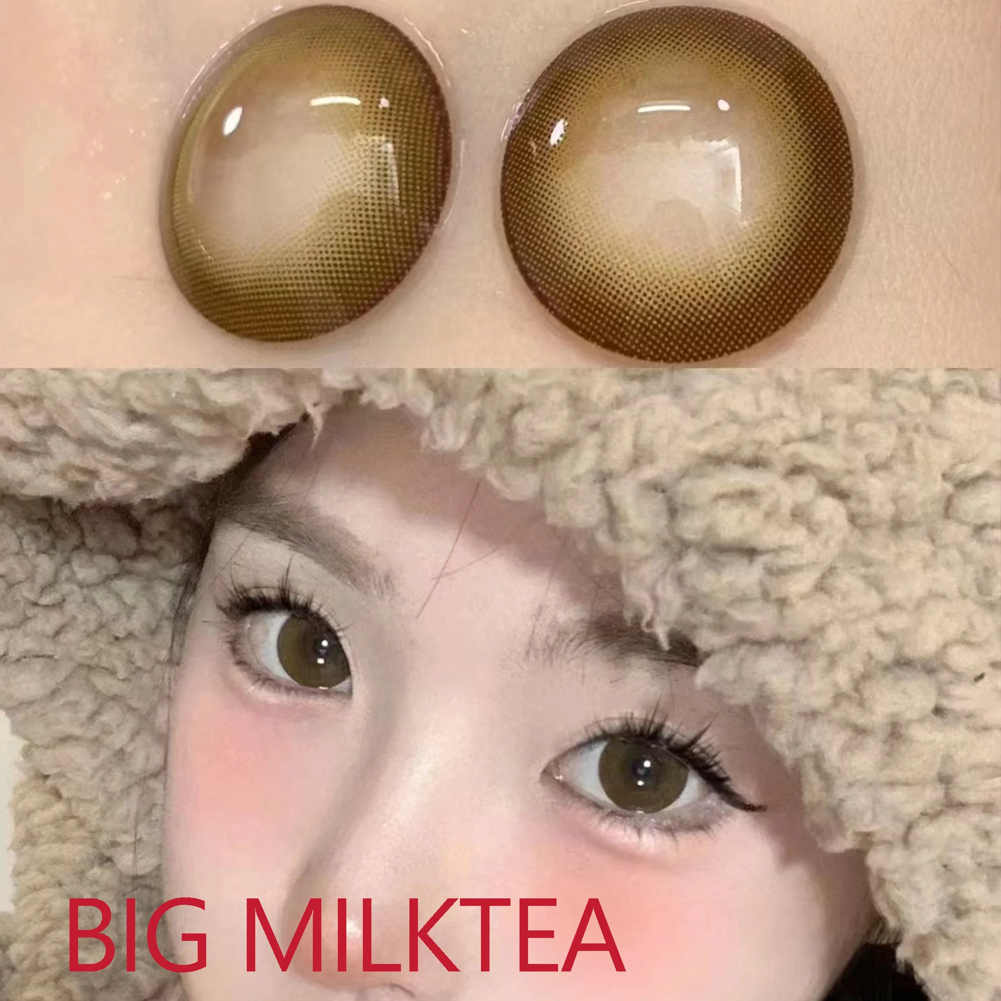14.50mm Dolly Coloured Contact Lenses for Eyes with Prescription Eyewear Accessories lentes de contacto Big Milktea
14.50mm Dolly Coloured Contact Lenses for Eyes with Prescription Eyewear Accessories lentes de contacto Big Milktea