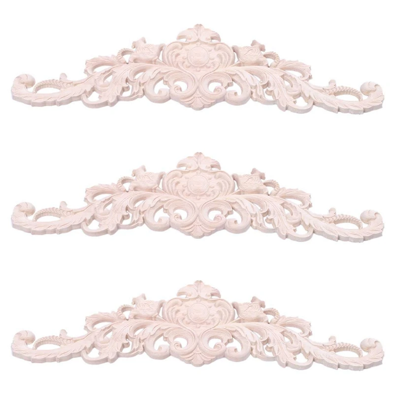 New-3X Rubber Wood Oak Carved Corner Onlay Applique Furniture Drawer Door Home Decor Type:5 Size:45 X 12Cm 
New-3X Rubber Wood Oak Carved Corner Onlay Applique Furniture Drawer Door Home Decor Type:5 Size:45 X 12Cm