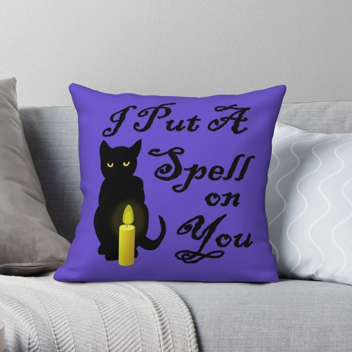 I Put A Spell On You Square Pillowcase Polyester Linen Velvet Printed Zip Decor Throw Pillow Case Home Cushion Cover
I Put A Spell On You Square Pillowcase Polyester Linen Velvet Printed Zip Decor Throw Pillow Case Home Cushion Cover