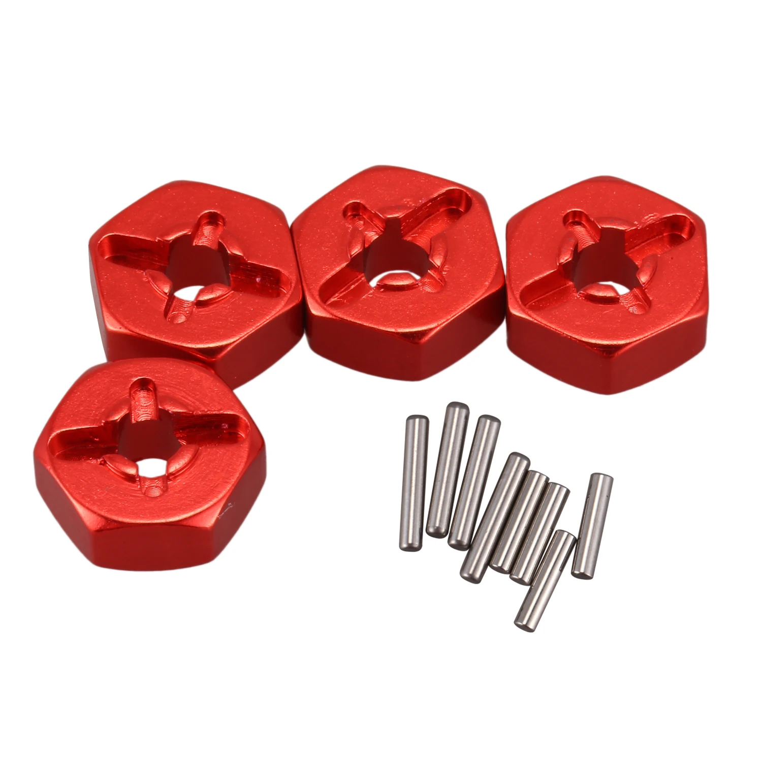 Aluminum Alloy 12mm Combiner Wheel Hub Hex Adapter Upgrades for Wltoys 144001 1/14 RC Car Spare Parts Red
Aluminum Alloy 12mm Combiner Wheel Hub Hex Adapter Upgrades for Wltoys 144001 1/14 RC Car Spare Parts Red