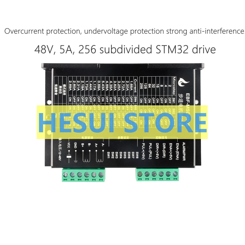 Wildfire BH-MSD4805 42 57 86 двухфазный Интеллектуальный Драйвер шагового двигателя 128, блок 5А, ток
Wildfire BH-MSD4805 42 57 86 двухфазный Интеллектуальный Драйвер шагового двигателя 128, блок 5А, ток