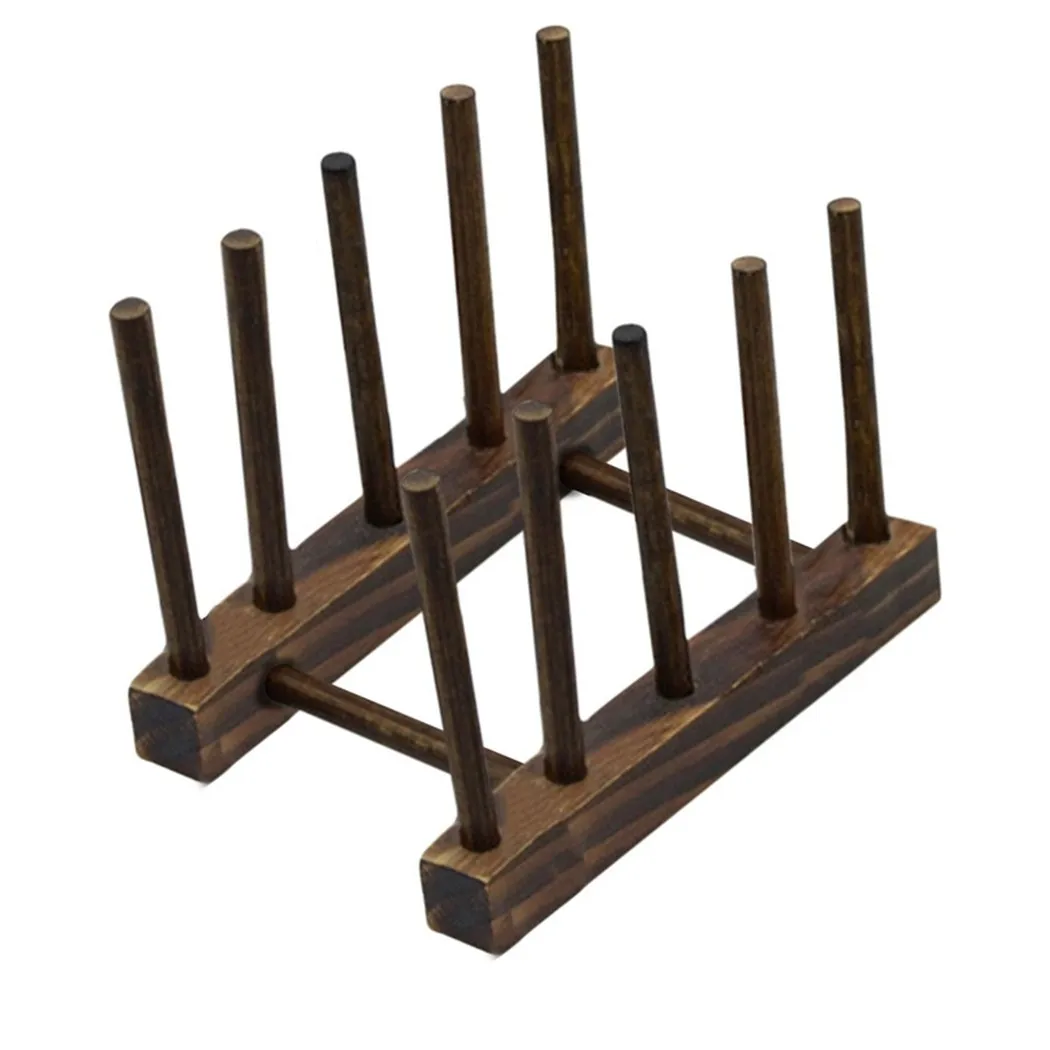 1pc 6 Grid Natural Wooden Dish Rack Stable Durable Solid Wood Drain Shelf Tableware Storage Plate Rack Lightness Kitchen Holder
1pc 6 Grid Natural Wooden Dish Rack Stable Durable Solid Wood Drain Shelf Tableware Storage Plate Rack Lightness Kitchen Holder