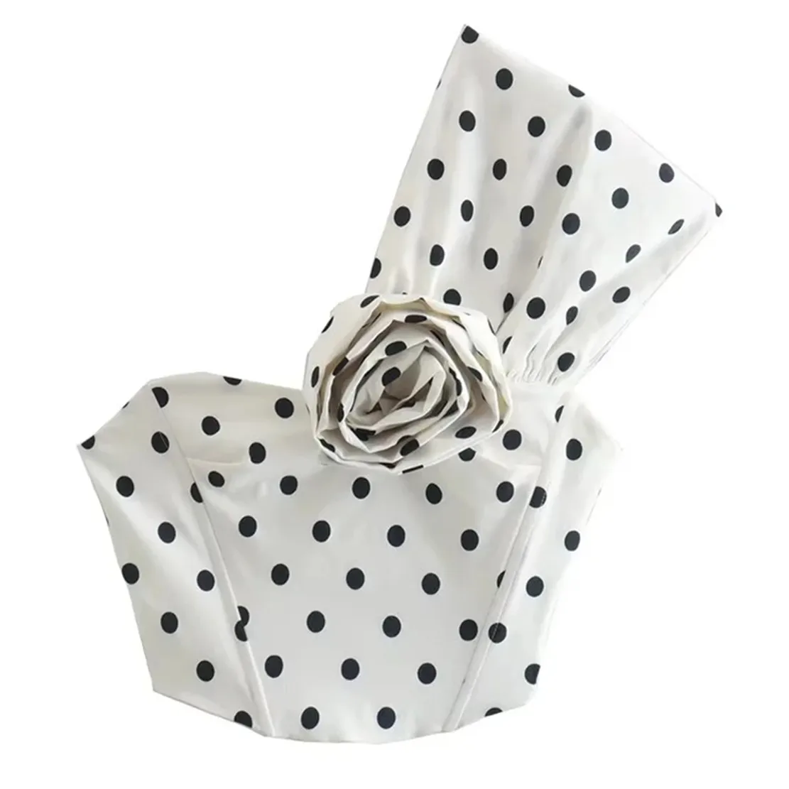Maxdutti Ins Fashion Tshirts Blogger Sexy Polka Dot Rose Flower Pleated Single Shoulder Camisole Short Tops Tshirts Women
Maxdutti Ins Fashion Tshirts Blogger Sexy Polka Dot Rose Flower Pleated Single Shoulder Camisole Short Tops Tshirts Women