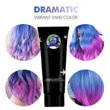 New Hair Dye Thermochromic Color Changing Dye Gray Hair Color Cream Thermo Sensing Shade Shifting Hair Color Wax Hair Styling