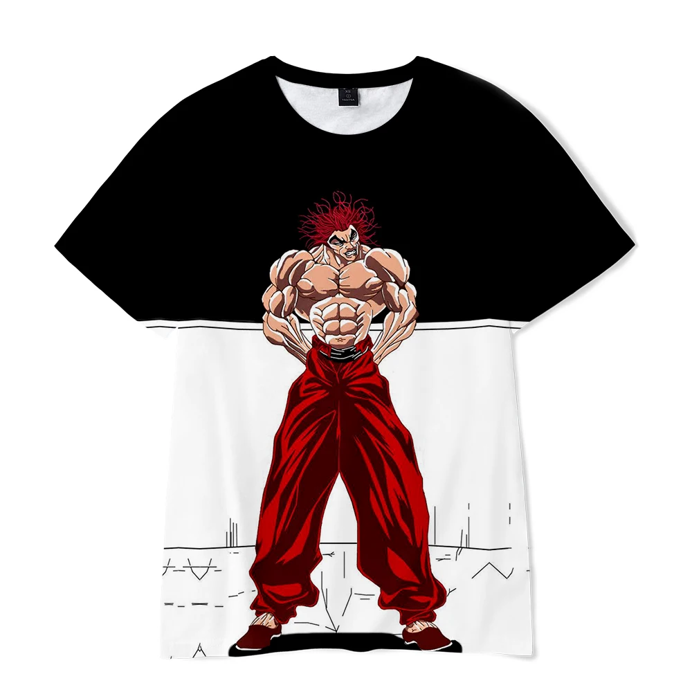 Футболка Baki The Grappler с 3D принтом аниме, модная уличная одежда с комиксами для мужчин и женщин, футболка большого размера в стиле Харадзюку, фут... 
Футболка Baki The Grappler с 3D принтом аниме, модная уличная одежда с комиксами для мужчин и женщин, футболка большого размера в стиле Харадзюку, фут...
