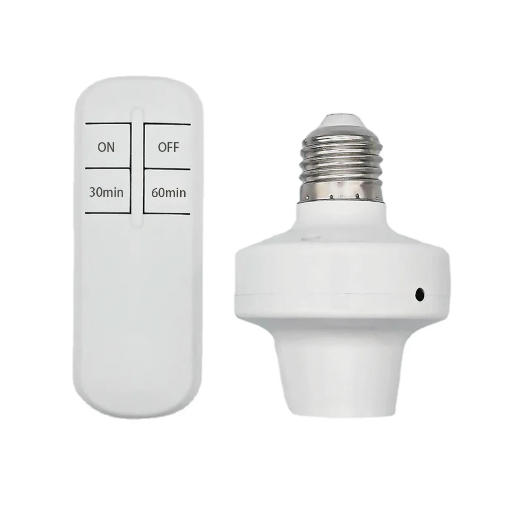 

CORUI Smart Device 110V 220V Socket E26 / E27 Wireless Remote Control Light Lamp Base ON/Off Switch Socket Holder 15M Range RC