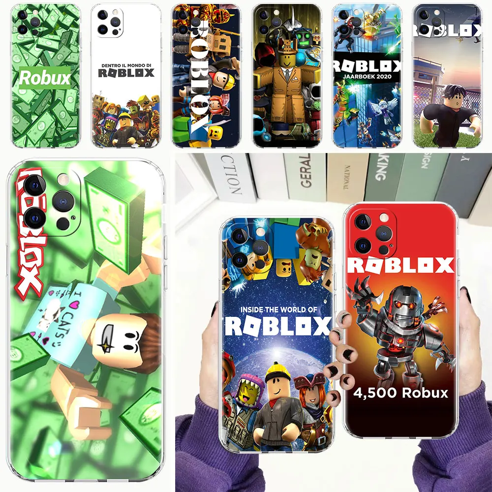 Robloxes Virtual Game Case for Apple iPhone 13 Pro Max 11 12 Mini 7 8 Plus XR X Antiscratch Soft Phone Cover 6S XS Clear Funda
Robloxes Virtual Game Case for Apple iPhone 13 Pro Max 11 12 Mini 7 8 Plus XR X Antiscratch Soft Phone Cover 6S XS Clear Funda