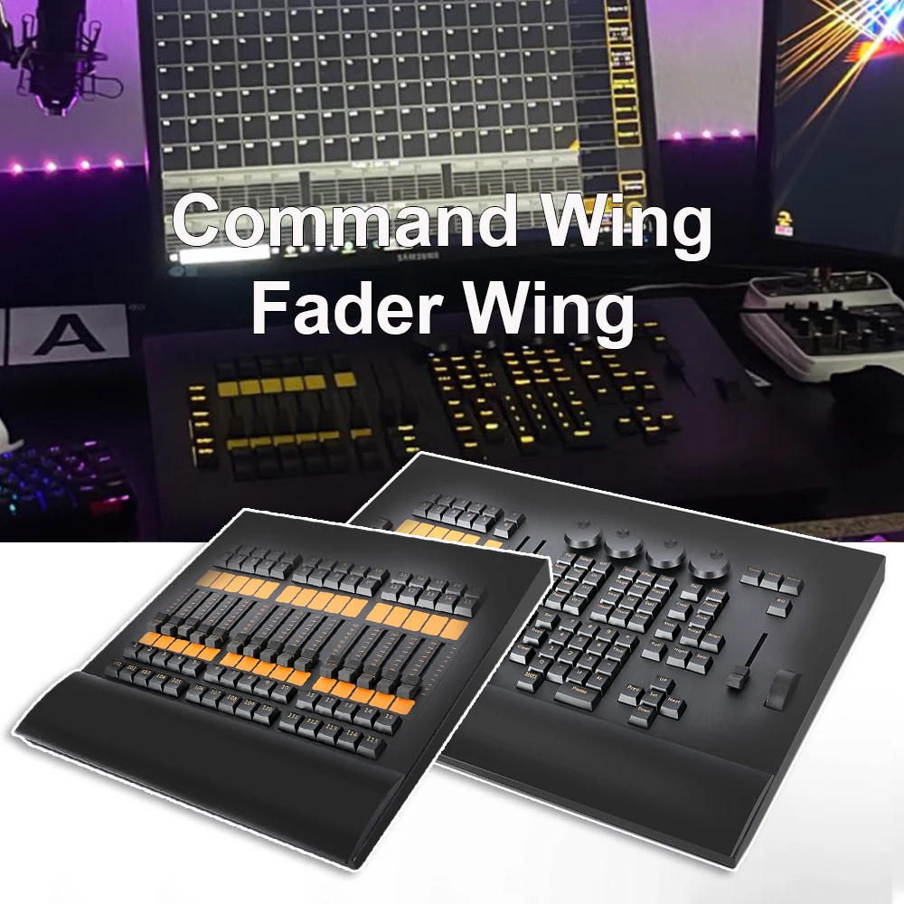 Professional DJ Equipment Command Wing And Fader Wing Console Dmx512 Stage Party Bar Lights Control Led Moving Head Lighting
Professional DJ Equipment Command Wing And Fader Wing Console Dmx512 Stage Party Bar Lights Control Led Moving Head Lighting