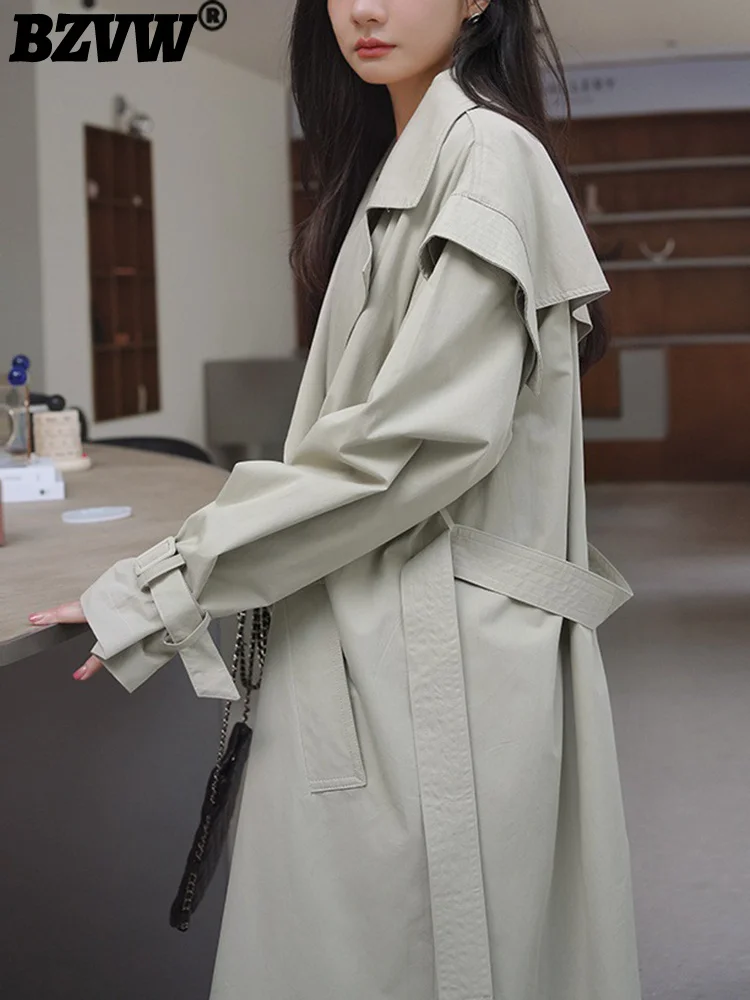 BZVW Office Lady Vintage Designer Trench Coat Women's Clothes 2023 Spring Autumn New Fashion Loose Niche Windbreaker Female Tide
BZVW Office Lady Vintage Designer Trench Coat Women's Clothes 2023 Spring Autumn New Fashion Loose Niche Windbreaker Female Tide