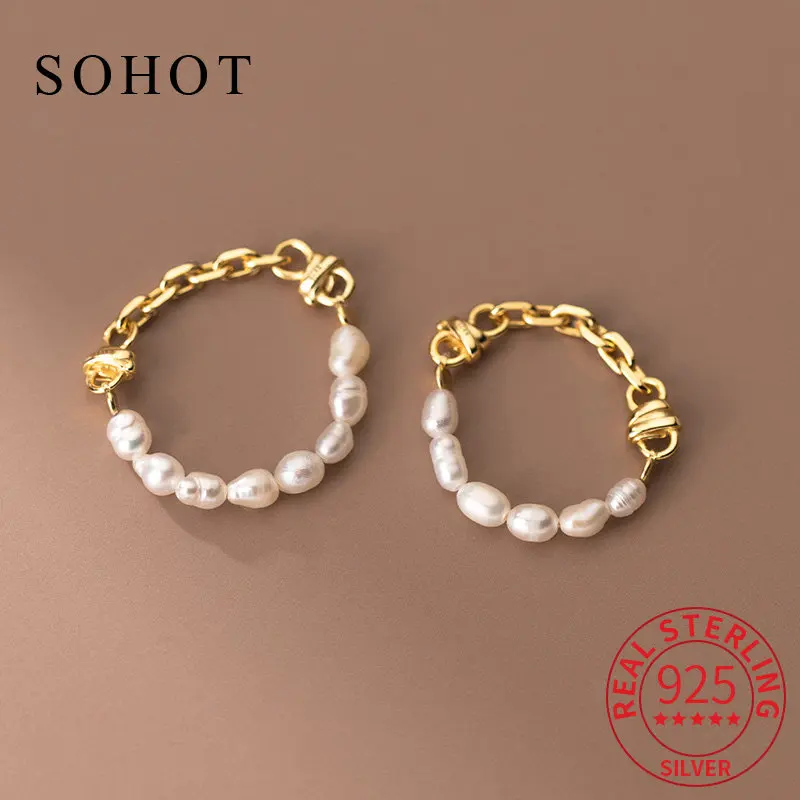 Real 925 Sterling Silver Pearl Chain Adjustable Ring For Charm Women Cute Fine Jewelry Minimalist Geometric Accessories
Real 925 Sterling Silver Pearl Chain Adjustable Ring For Charm Women Cute Fine Jewelry Minimalist Geometric Accessories