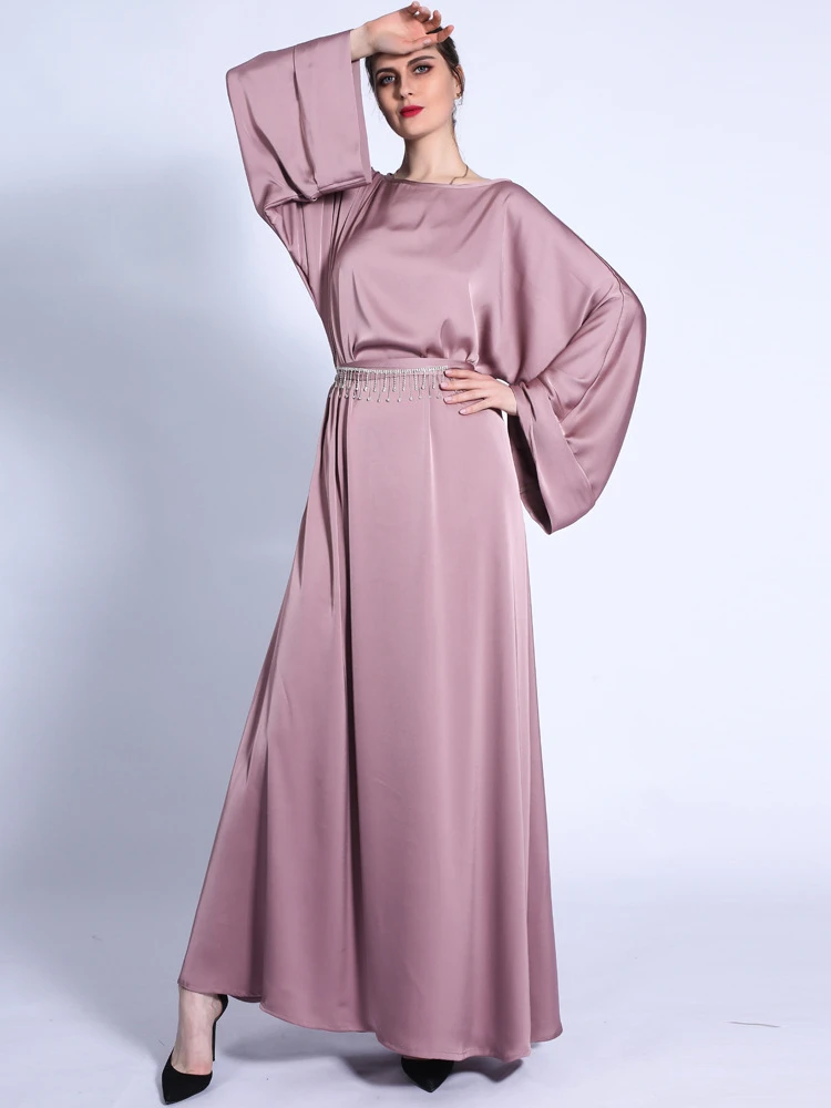 Caftan кафтан с кисточками с бриллиантовым ремнем платья ИД мусульманский Рамадан Abayas женское свободное платье Abaya вечерние Vestidos Элегантные свободные платья 
Caftan кафтан с кисточками с бриллиантовым ремнем платья ИД мусульманский Рамадан Abayas женское свободное платье Abaya вечерние Vestidos Элегантные свободные платья