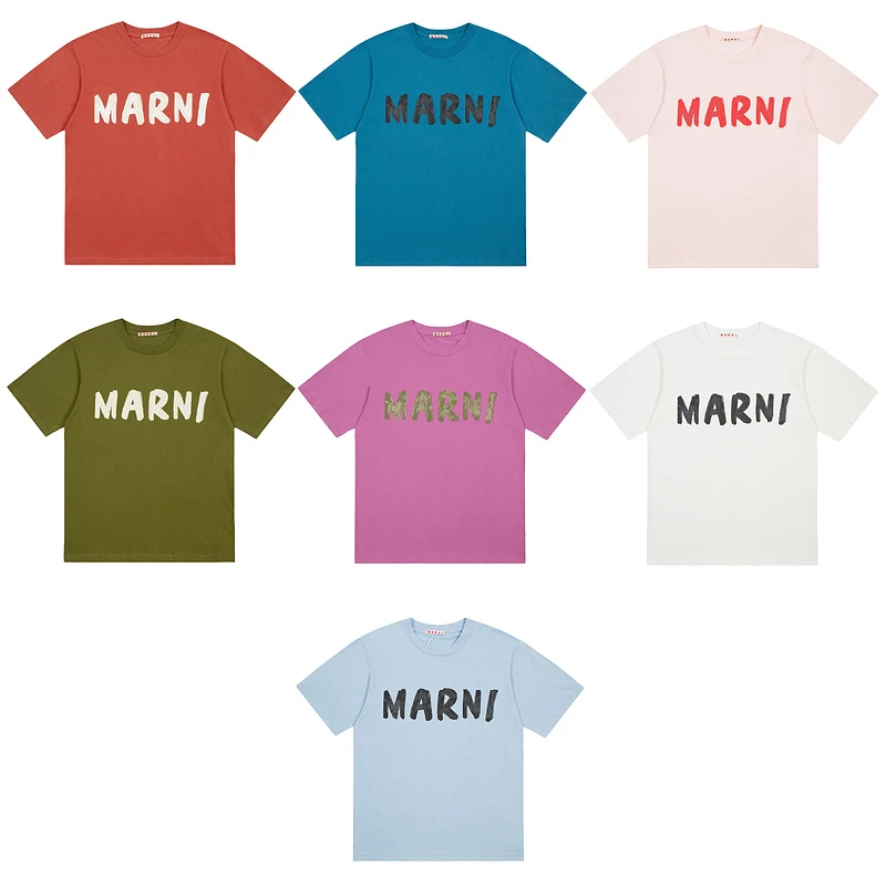 Футболка Marni Мужская/Женская, тенниска в повседневном стиле, однотонная, 1:1, 2023ss
Футболка Marni Мужская/Женская, тенниска в повседневном стиле, однотонная, 1:1, 2023ss