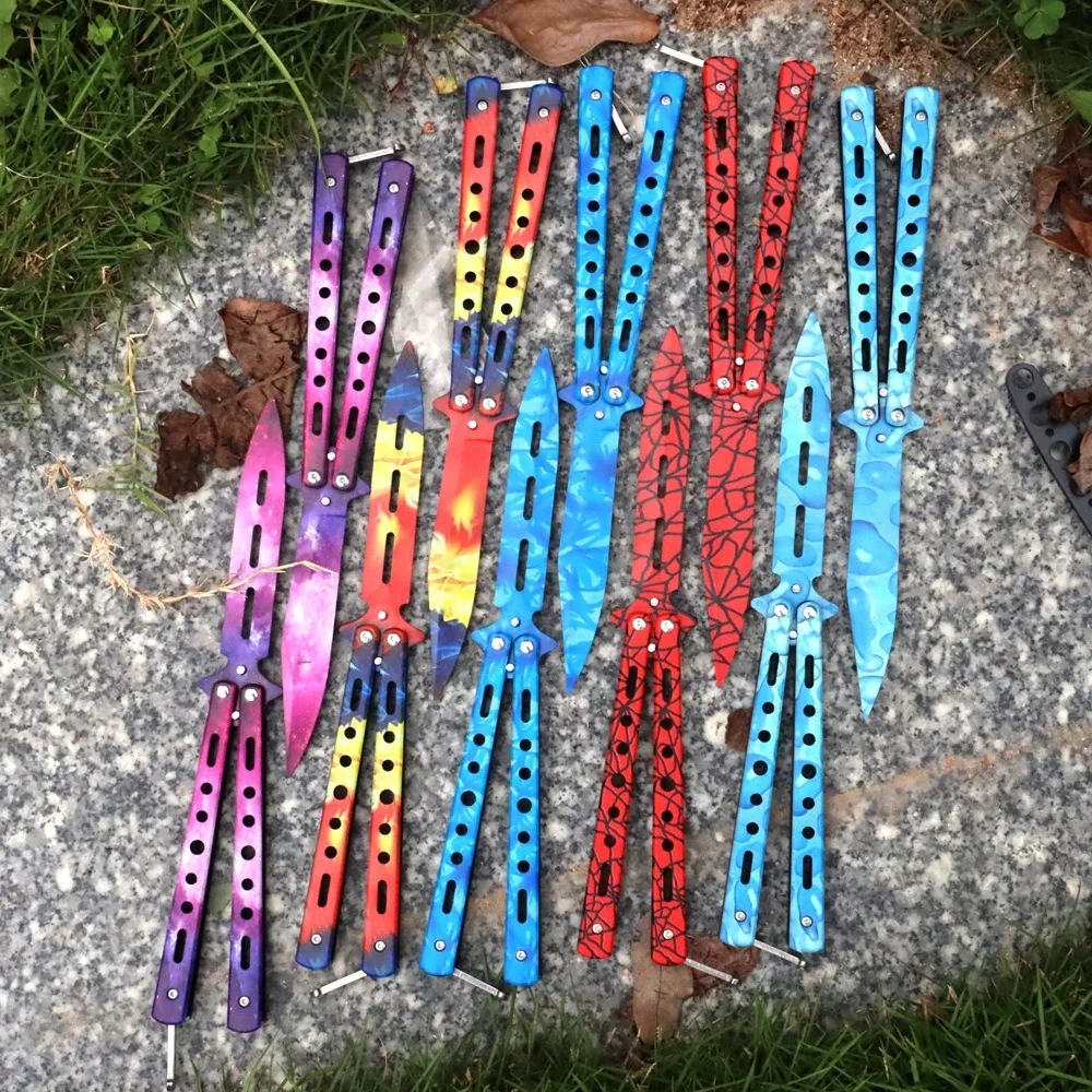 1pc Foldable Comb Stainless Steel Practice Training Butterfly Knife Comb Beard & Moustache Brushes Hairdressing
1pc Foldable Comb Stainless Steel Practice Training Butterfly Knife Comb Beard & Moustache Brushes Hairdressing