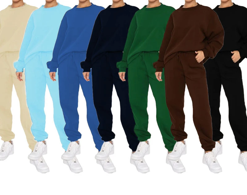Autumn and Winter New Women's Solid Round Neck Pullover Long Sleeve Sweater Fashion Casual Pants Set Female Trousers Suit Lady
Autumn and Winter New Women's Solid Round Neck Pullover Long Sleeve Sweater Fashion Casual Pants Set Female Trousers Suit Lady