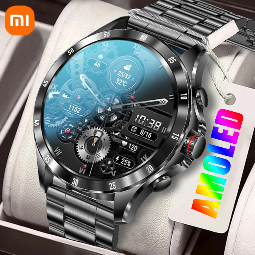 Xiaomi Smart Watch SpO2 Smartwatch Heart Rate Monitoring Bluetooth Call AMOLED IP68 Waterproof Thermometer Sport Smartwatch Men 
Xiaomi Smart Watch SpO2 Smartwatch Heart Rate Monitoring Bluetooth Call AMOLED IP68 Waterproof Thermometer Sport Smartwatch Men