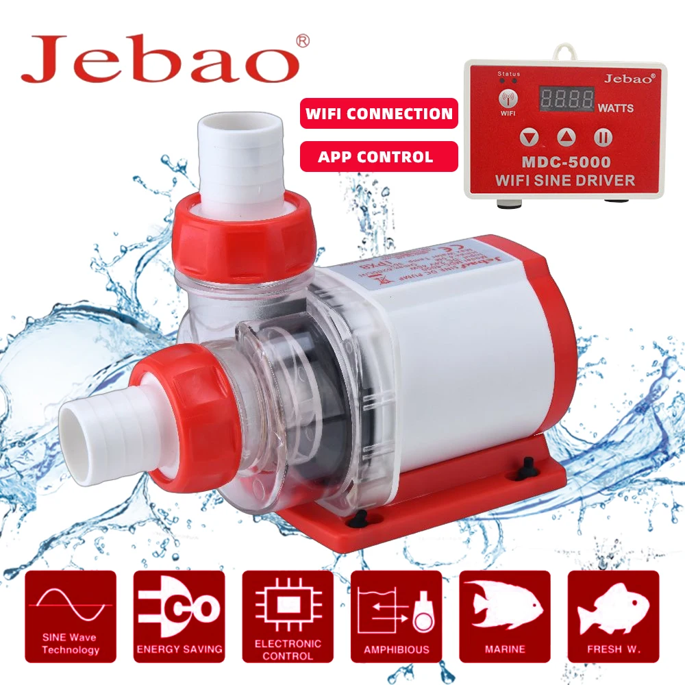 Jebao MDC MDP Aquarium Water Pump Filter WIFI Controller Gallon Protection 24V 20W 28W 40W 45W 65W 80W Ultra Quiet Operation
Jebao MDC MDP Aquarium Water Pump Filter WIFI Controller Gallon Protection 24V 20W 28W 40W 45W 65W 80W Ultra Quiet Operation