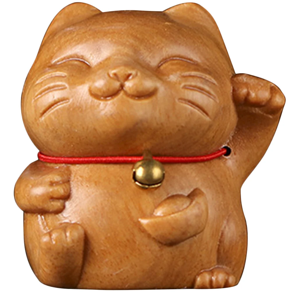Cat Lucky Statue Fortune Figurines Wealth Decor Animal Figurine Wooden Dashboard Desktop Ornament Japanese Home Decoration
Cat Lucky Statue Fortune Figurines Wealth Decor Animal Figurine Wooden Dashboard Desktop Ornament Japanese Home Decoration