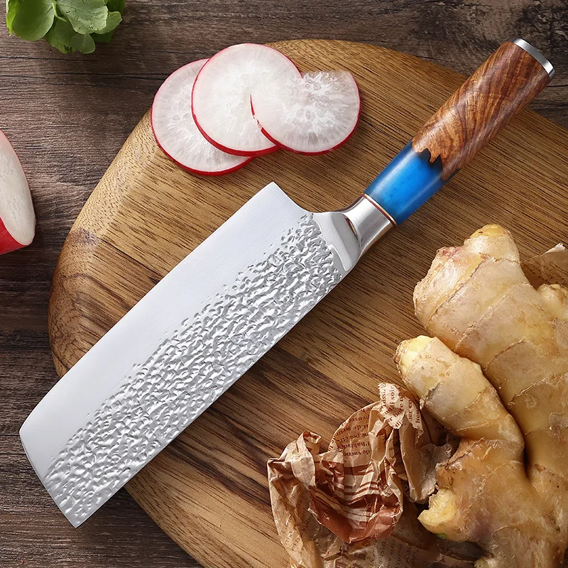 XITUO sharp kitchen knife ladies household knives German stainless steel Nakiri knife hammer pattern non-stick Japanese knife
XITUO sharp kitchen knife ladies household knives German stainless steel Nakiri knife hammer pattern non-stick Japanese knife