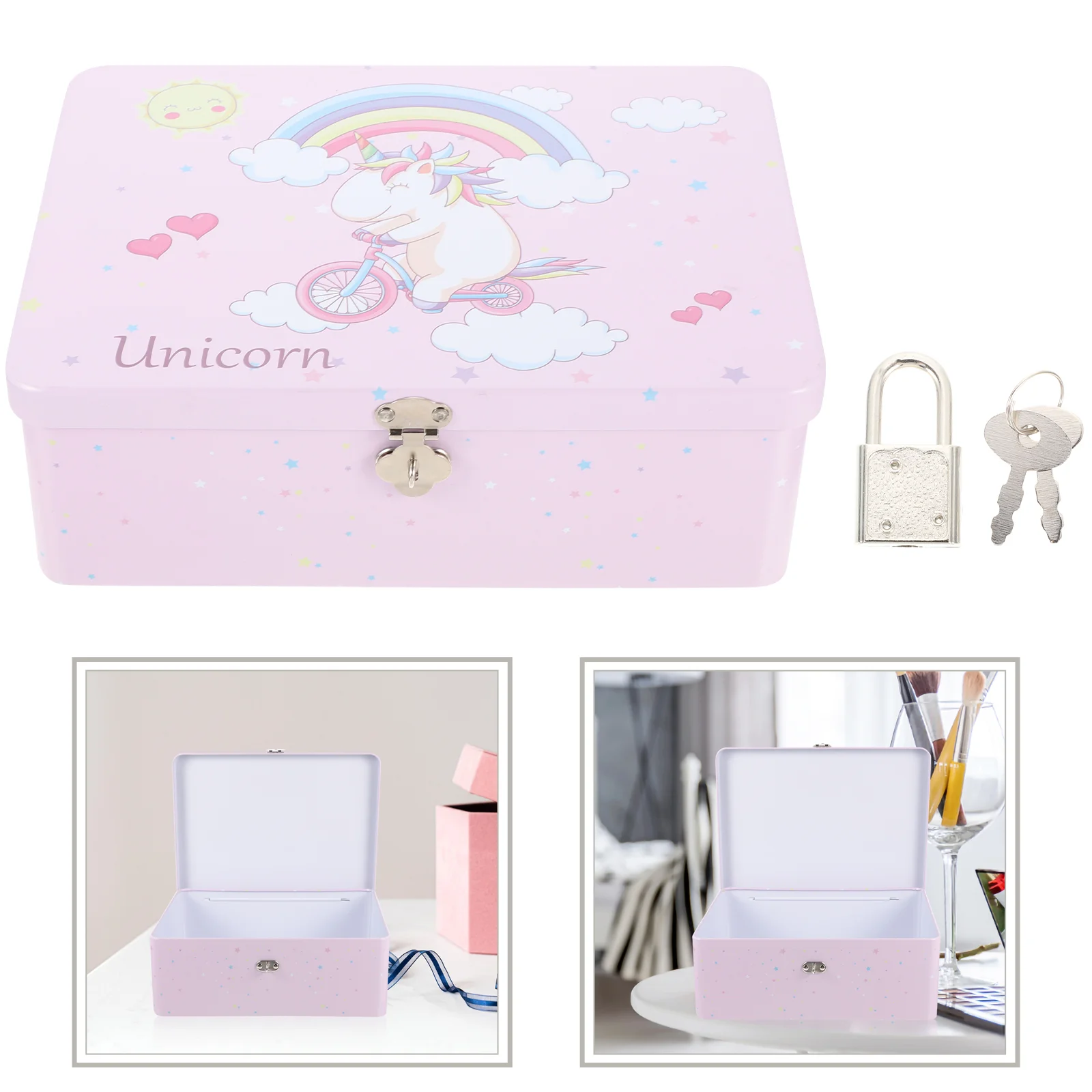 Box Tin Lock Storage Case Metal Keepsake Tins Decorative Tinplate Container Tea Containers Candy Boxes Jewelry Empty Treasure
Box Tin Lock Storage Case Metal Keepsake Tins Decorative Tinplate Container Tea Containers Candy Boxes Jewelry Empty Treasure