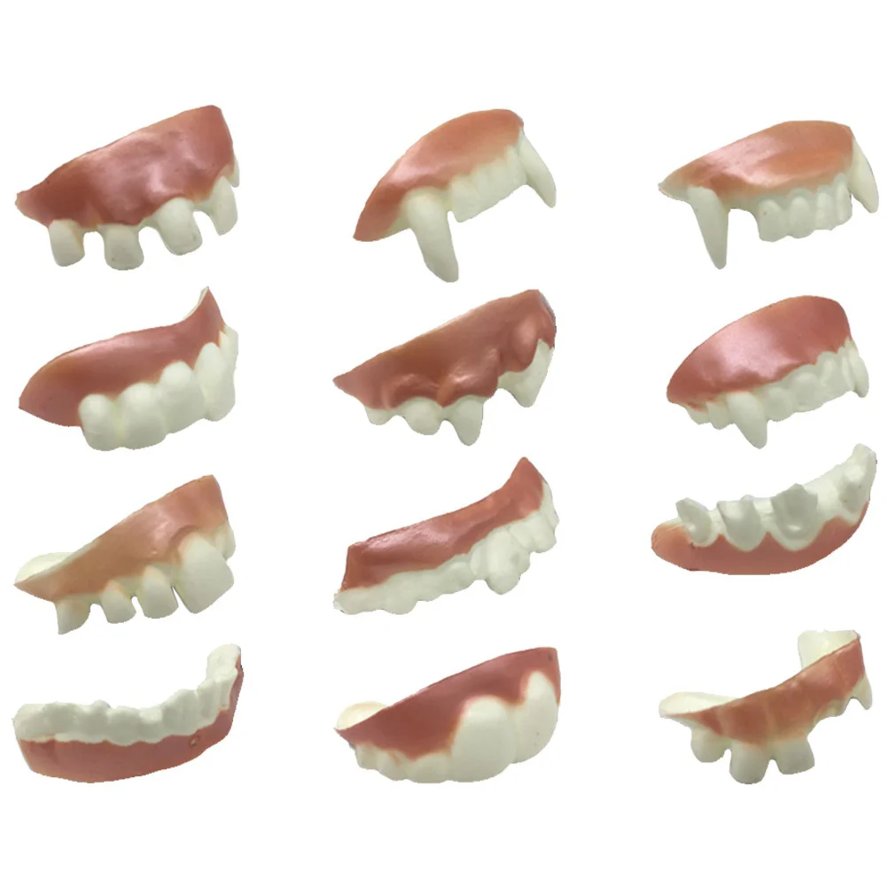 24pcs Funny Denture Model Cosplay Props Dentures Fake False Teeth Prank Props Dress up Toys Prank Candy Nasty for Party (Random
24pcs Funny Denture Model Cosplay Props Dentures Fake False Teeth Prank Props Dress up Toys Prank Candy Nasty for Party (Random