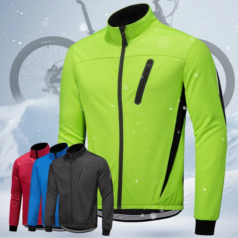 Winter Warm Up Fleece Cycling Jacket Bicycle MTB Road Bike Clothing Windproof Outdoor Cyling Jacket Waterproof Jersey
Winter Warm Up Fleece Cycling Jacket Bicycle MTB Road Bike Clothing Windproof Outdoor Cyling Jacket Waterproof Jersey