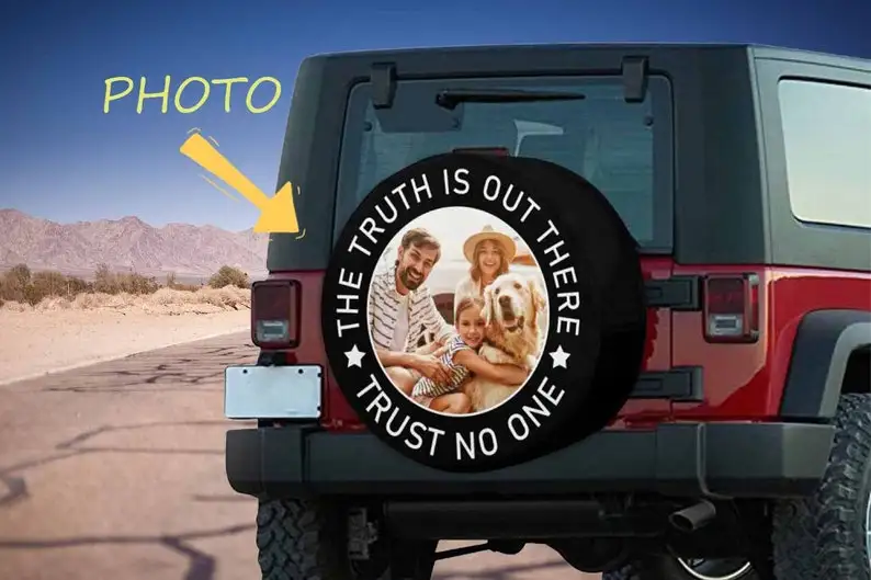 Custom Name Spare Tire Cover Personalized Wheel Cover with Photo for Jeep Camper SUV Car Decor Car Accessories Gift for Car Love
Custom Name Spare Tire Cover Personalized Wheel Cover with Photo for Jeep Camper SUV Car Decor Car Accessories Gift for Car Love