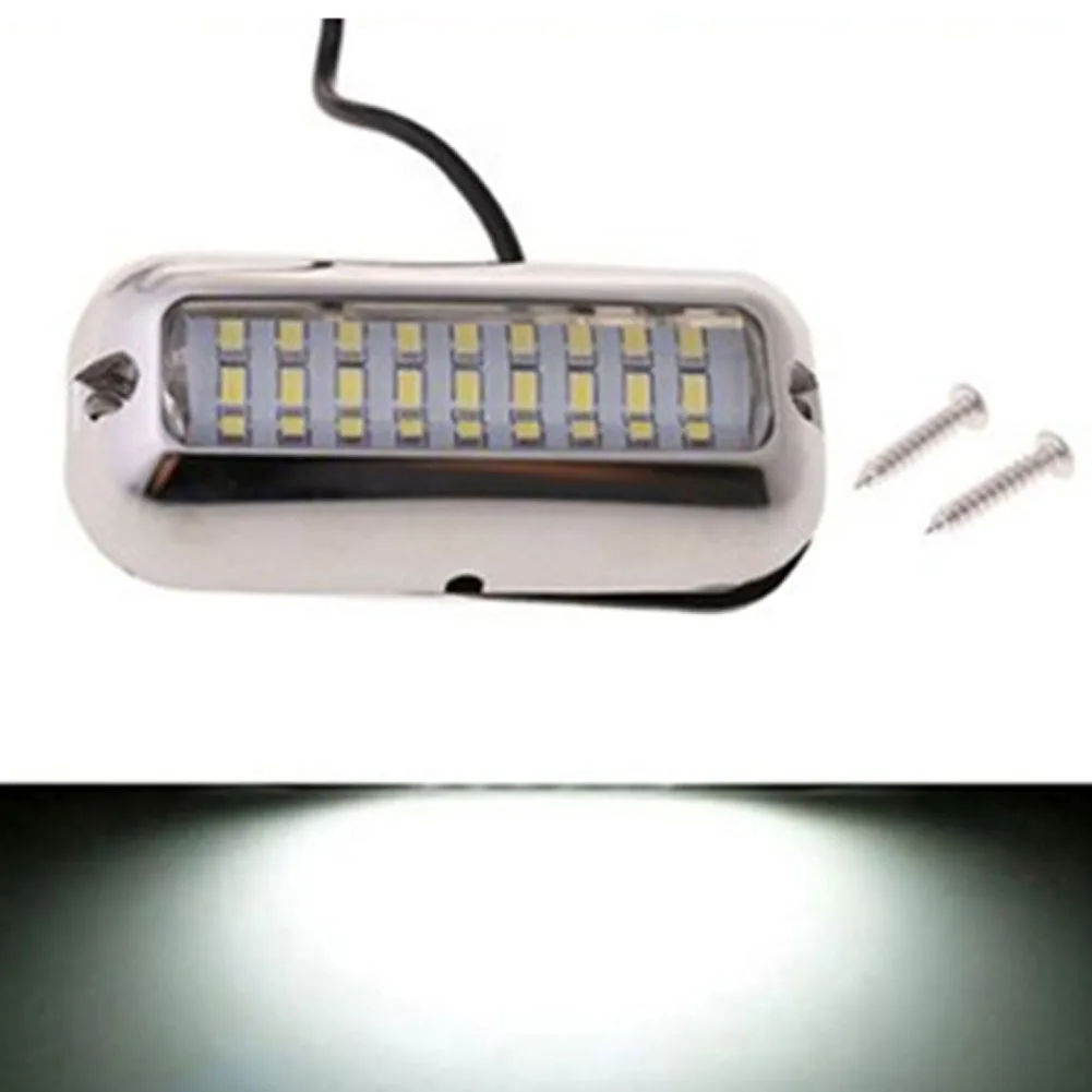 Marine Lamp Boat Transom Light Parts Replacement Stainless Steel 27LED 3.5W Accessories Blue Submersible Light
Marine Lamp Boat Transom Light Parts Replacement Stainless Steel 27LED 3.5W Accessories Blue Submersible Light
