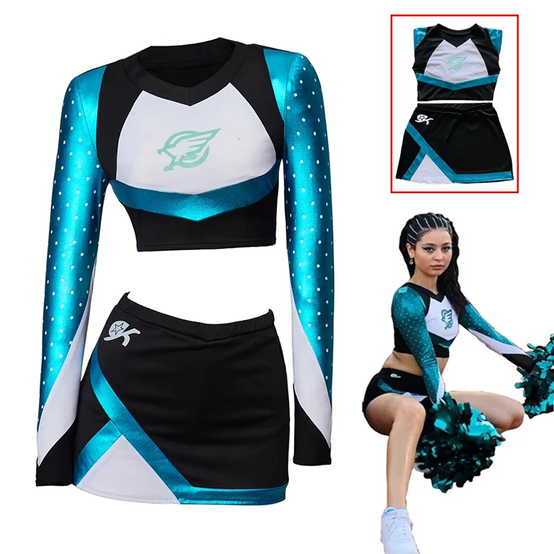Euphoria Cheerleader Uniform Maddy Cosplay Cheerleader Costume Clothes Outfit High School Long Sleeve Women Cheerleading Costume
Euphoria Cheerleader Uniform Maddy Cosplay Cheerleader Costume Clothes Outfit High School Long Sleeve Women Cheerleading Costume